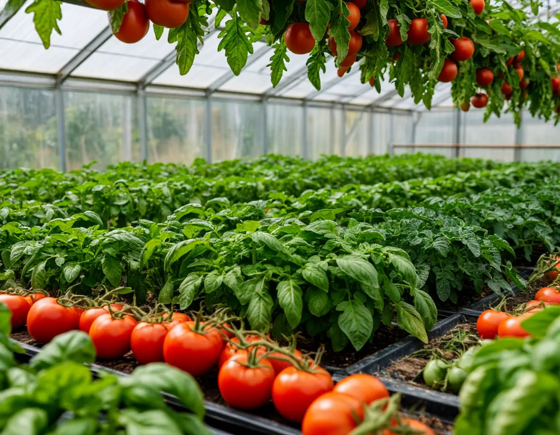 Potager en serre